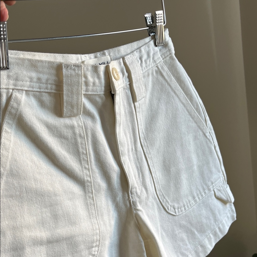 Alex Mill White Phoebe Shorts - Picture 9 of 10